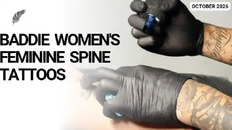 Baddie Women's Feminine Spine Tattoos